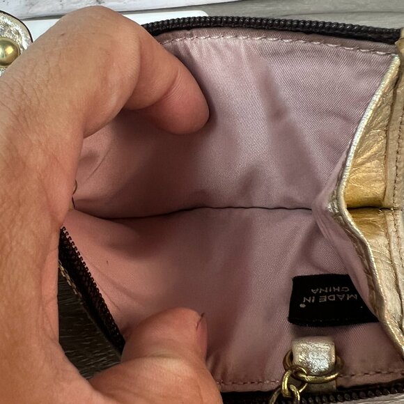 Rare Coach Floral Applique Card holder Key Chain Hangtag - Picture 3 of 3